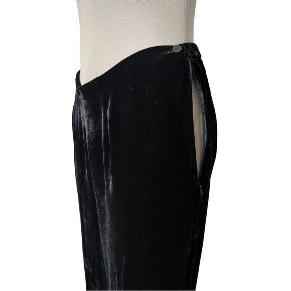 WINDS MOOR Gorgeous Beaded Black Terciopelo Two Pieces Pants and Jacket Size 16 - Picture 14 of 16